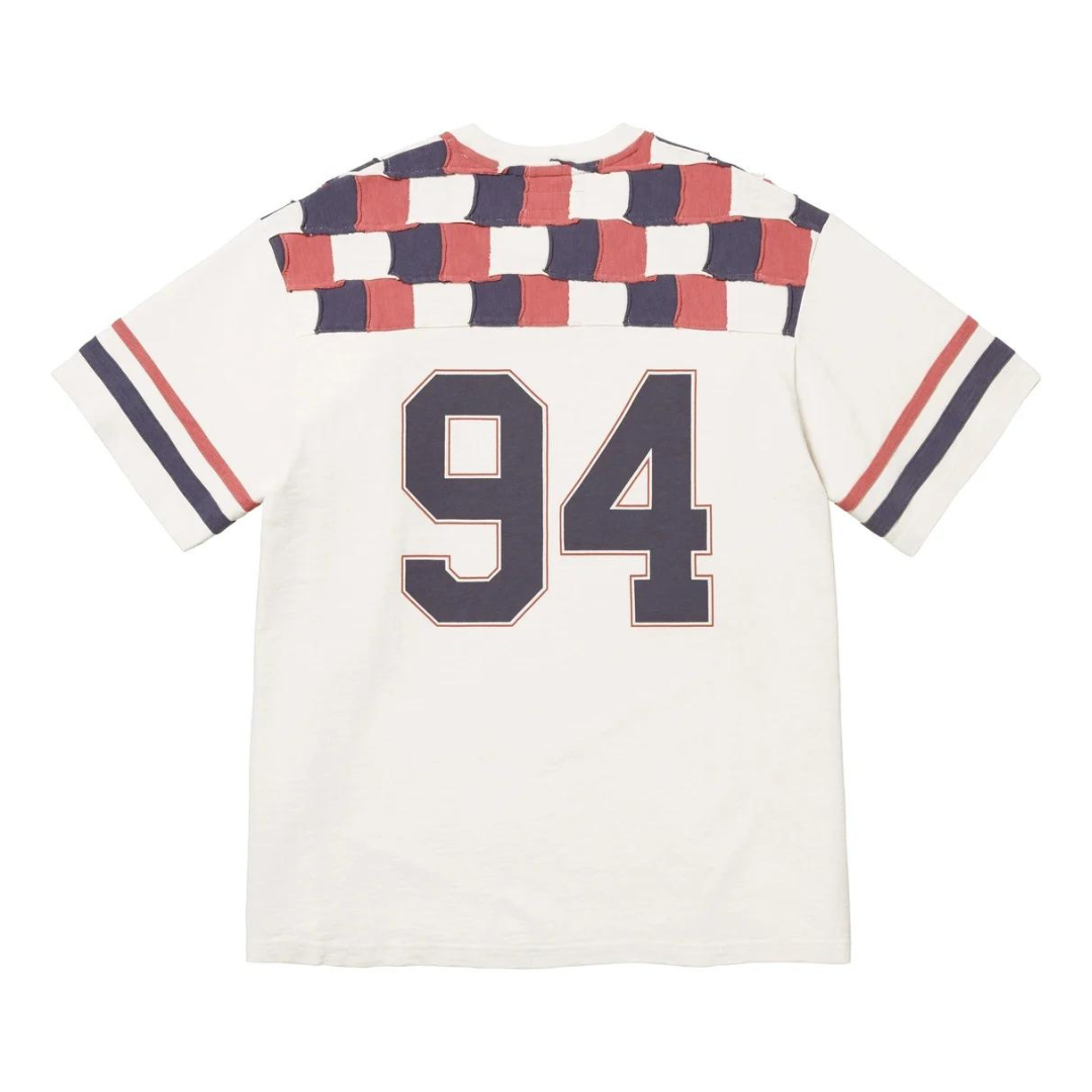 Supreme Patchwork Yoke Football Top (Stone)
