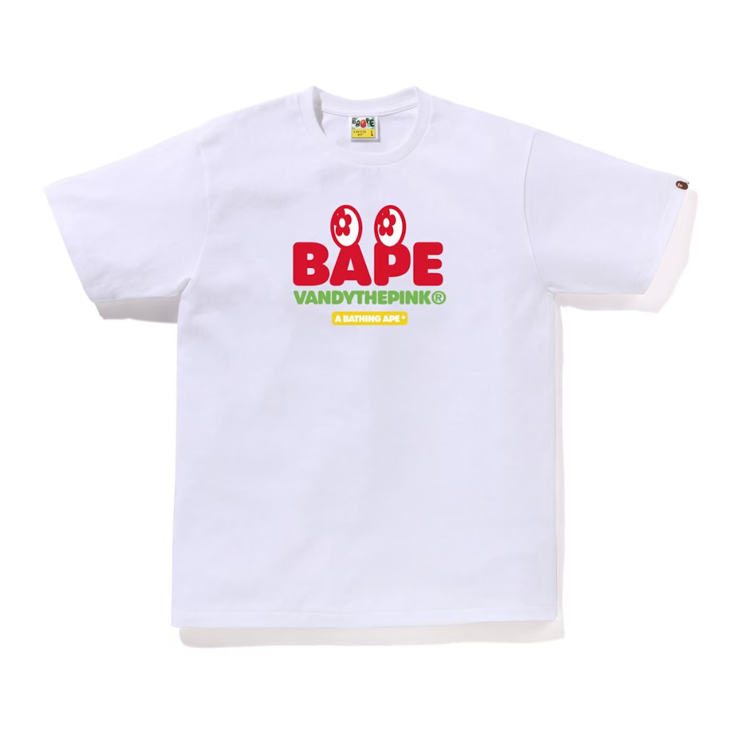 Bape Gallery x Vandy The Pink Baby Milo Tee (White)