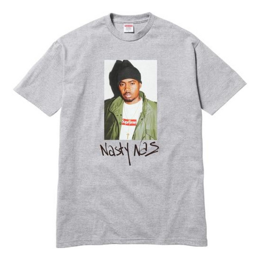 Supreme Nas Tee Heather (Grey)(FW17)