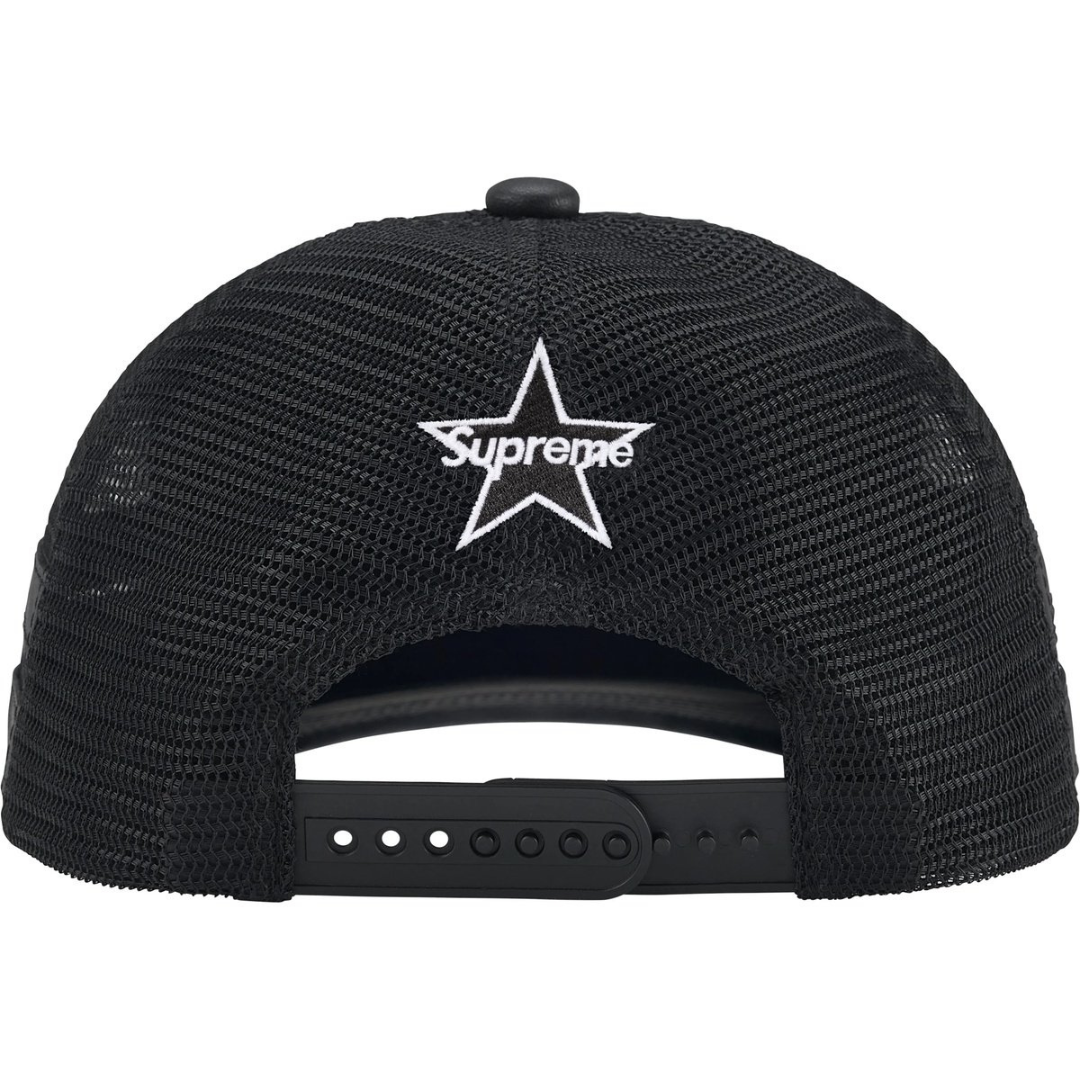 Supreme Vanson Leathers Mesh Back 6-Panel (Black)