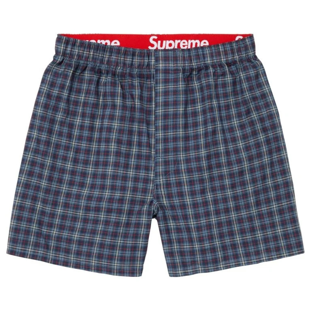 Supreme Hanes Plaid Boxers (4 Pack)
