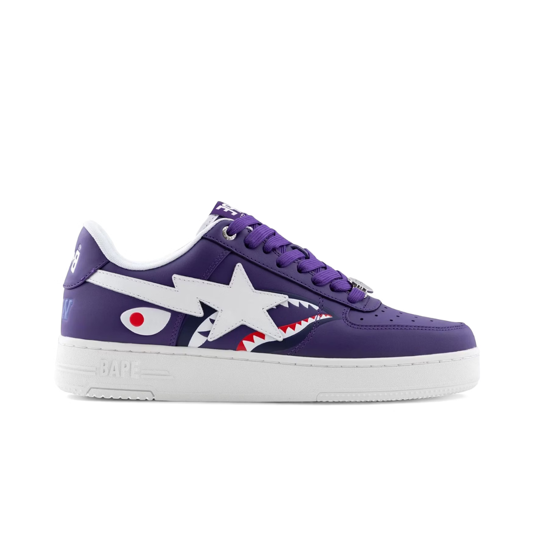 A Bathing Ape Bape Sta Low #2 Shark (Purple)