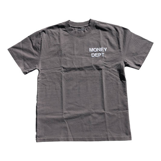Money Dept x San Bernardino Puff Print Tee (Washed Grey)
