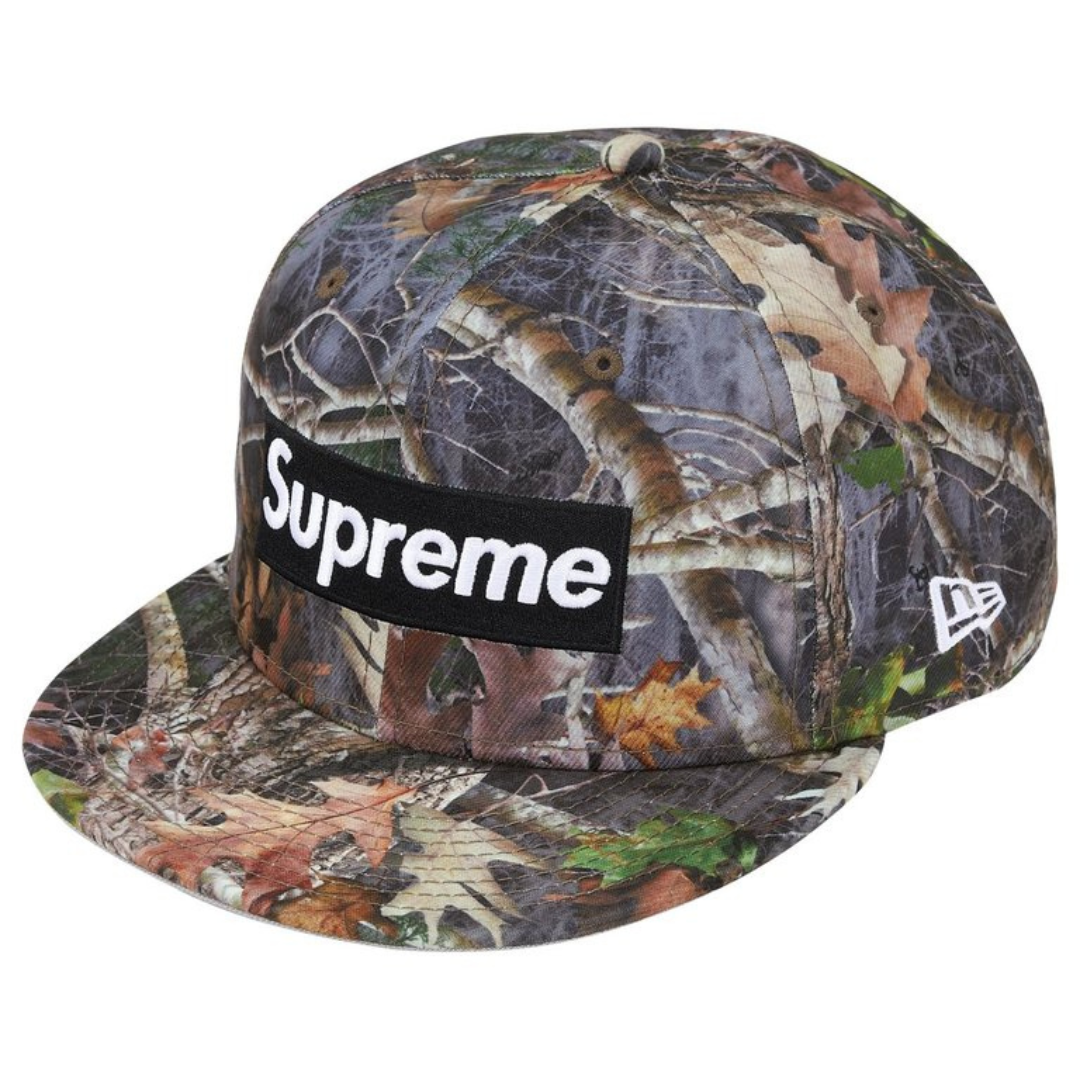 Supreme New Era Ghostface Box Logo Fitted Hat (Camo)