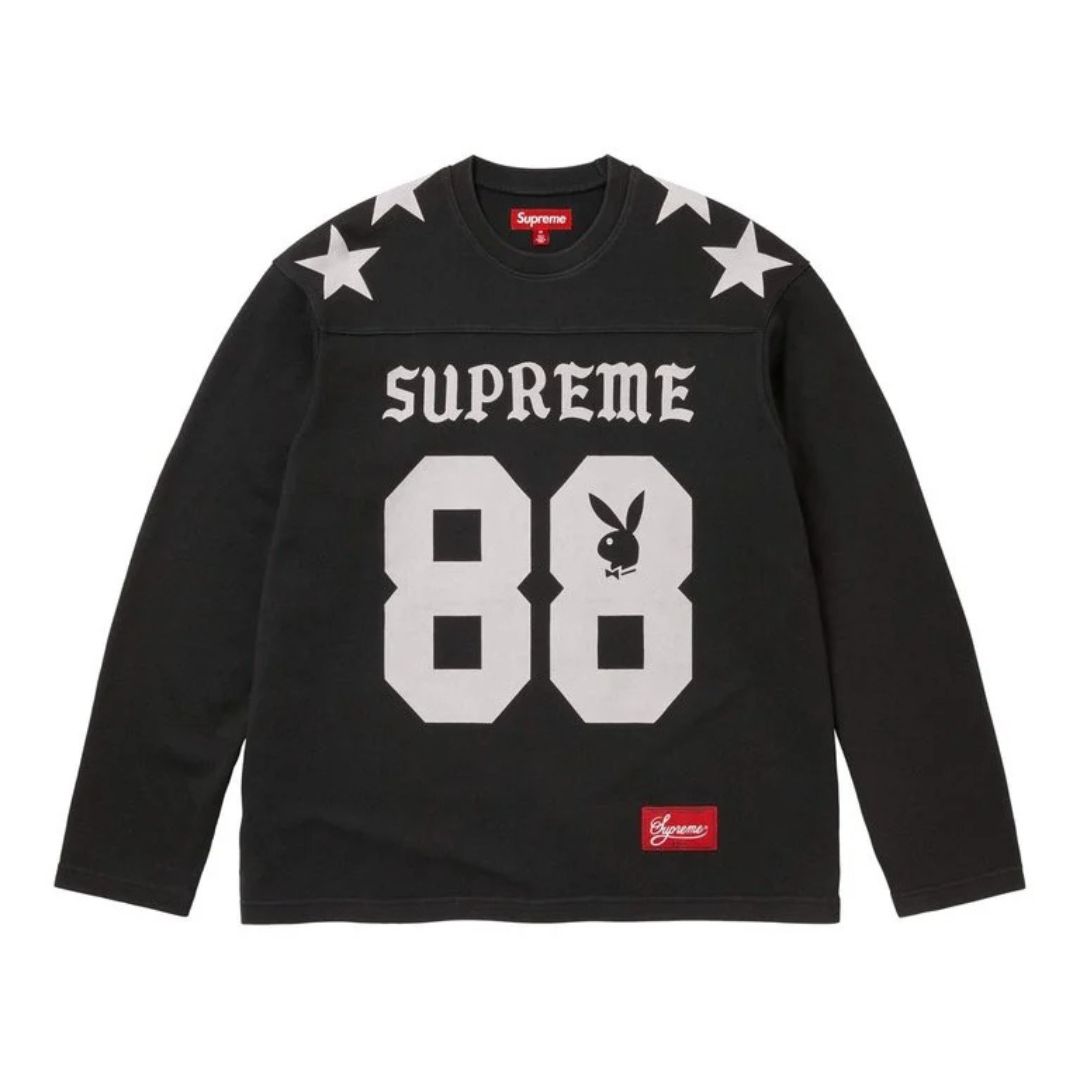 Supreme Playboy L/S Football Top (Black)