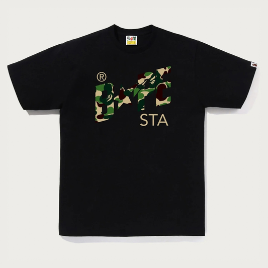 Bape ABC Camo Bape Sta Tee (Black/Green)