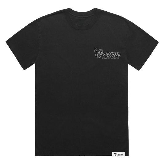 Cream San Bernardino Tee (Black)