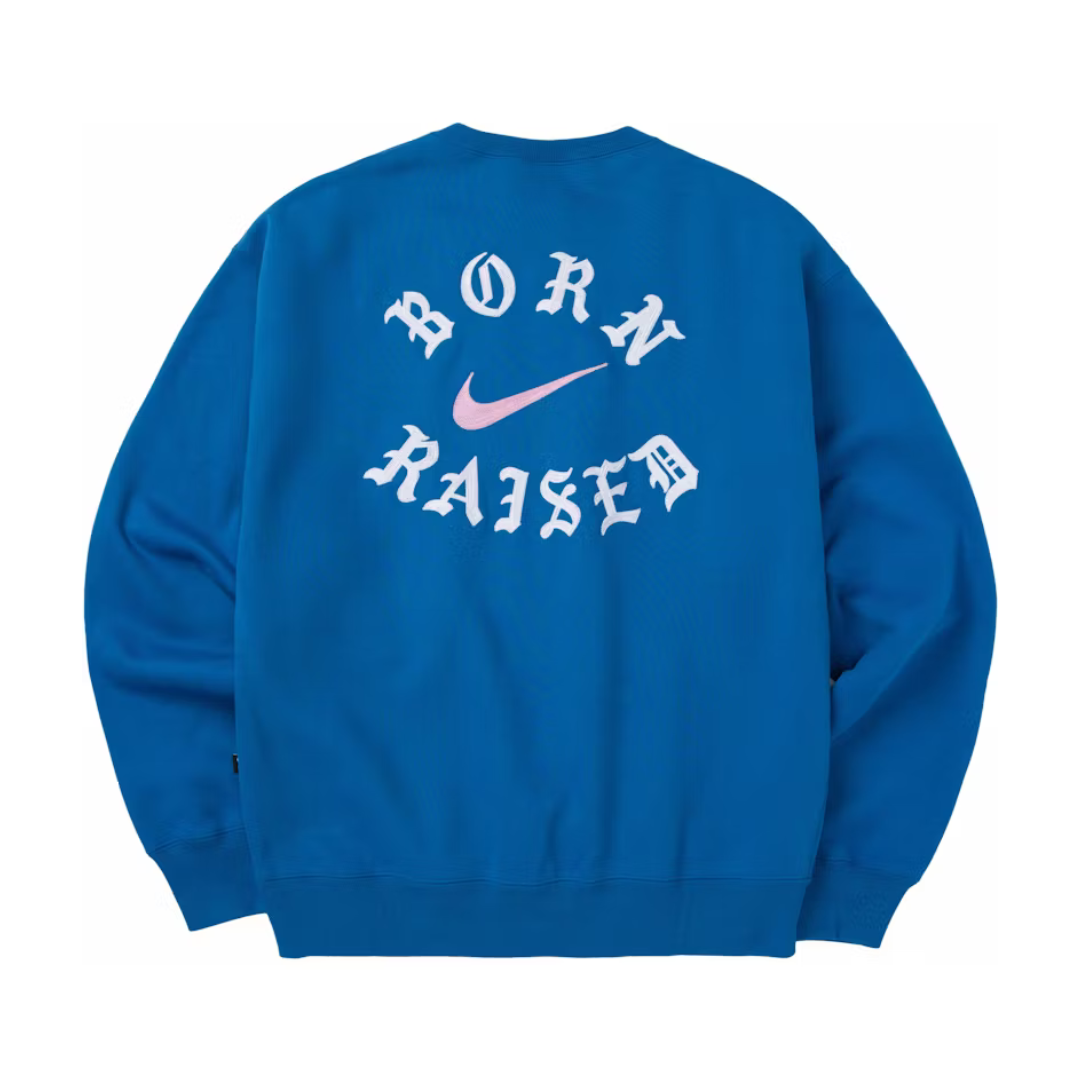 Nike SB Born X Raised Crewneck Sweatshirt (Blue)