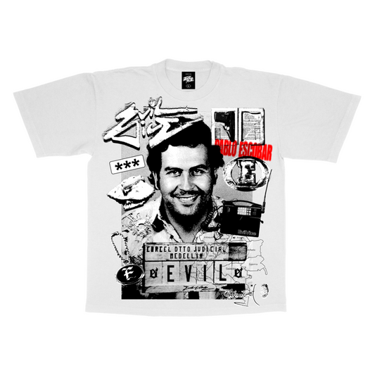 Evil Vice Pablo Tee (White)