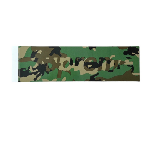 Supreme Camo Box Logo Sticker (Green)