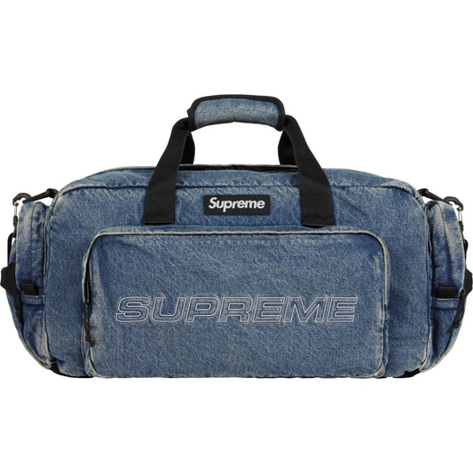 Supreme Denim Duffle Bag (Washed Indigo)