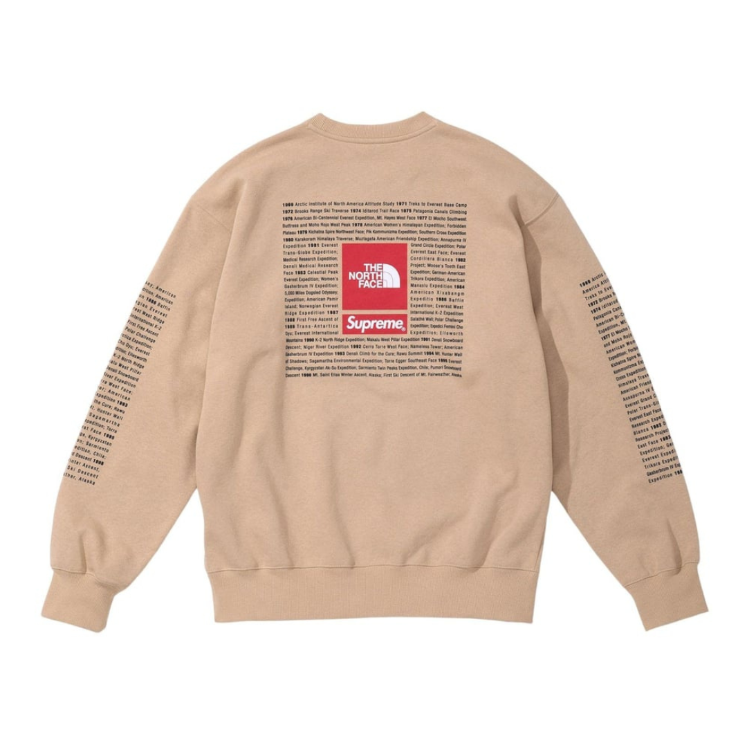 Supreme The North Face Crewneck (SS24)(Khaki)