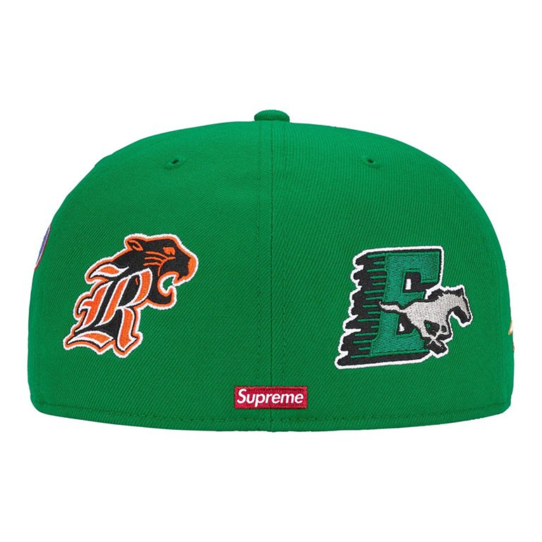 Supreme Mascots S Logo New Era 59Fifty Fitted Hat (Green)