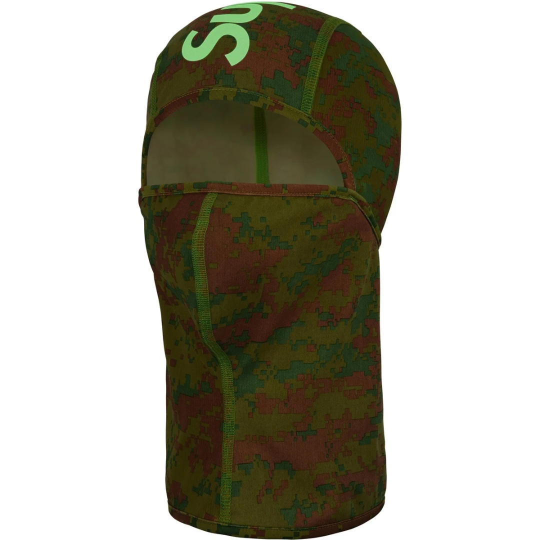 Supreme Heat Reactive Digi Camo Balaclava (Green)