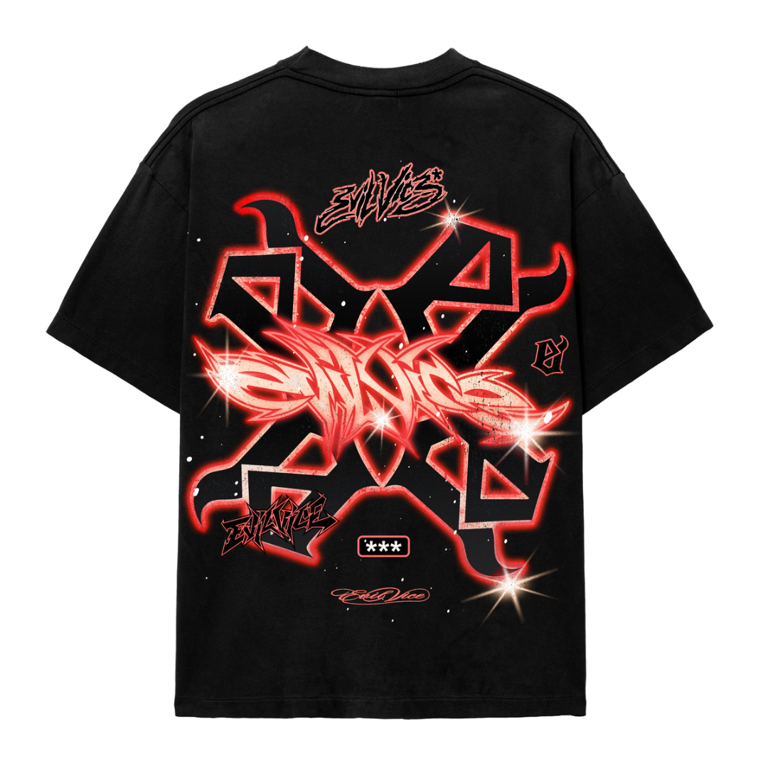 Evil Vice Evil Star Tee (Black)