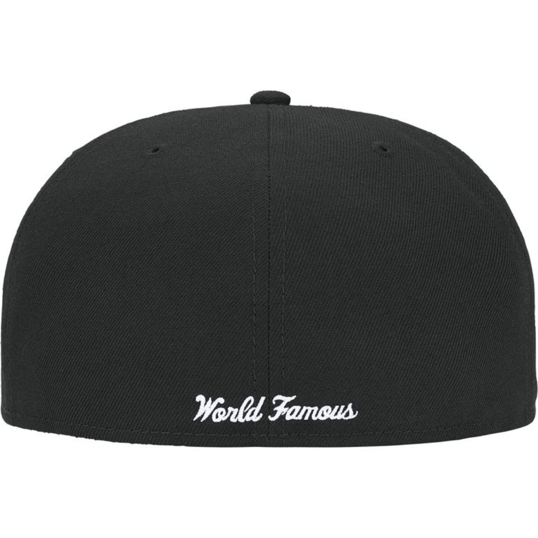 Supreme New Era Shop Box Logo Fitted Hat (Black)