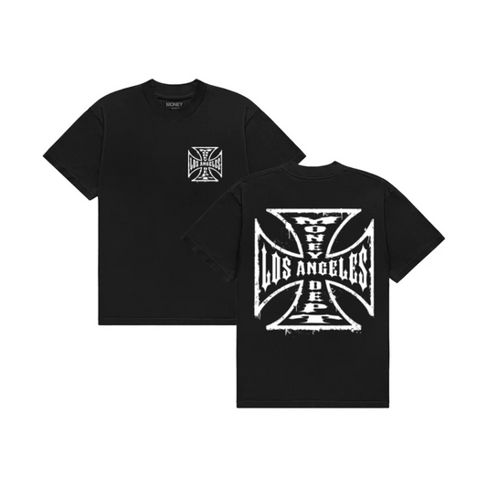 Money Dept Cross Tee (Black)
