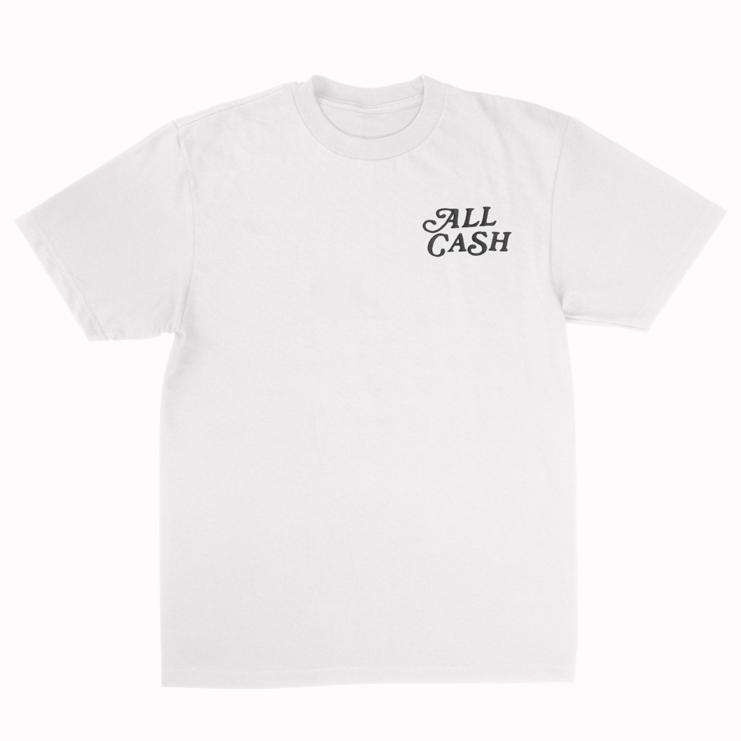 All Cash Friends Tee (White/Black)