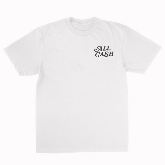 All Cash Friends Tee (White/Black)
