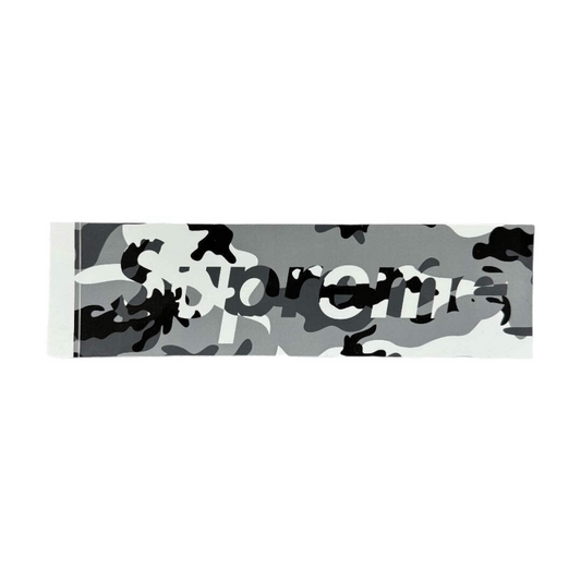 Supreme Camo Box Logo Sticker (Black)