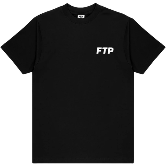 FTP Flocked Logo Tee (Black)