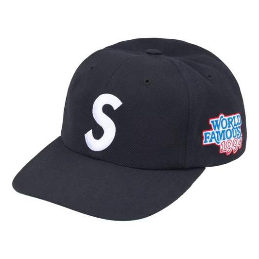 Supreme World Famous S Logo 6-Panel (Navy)
