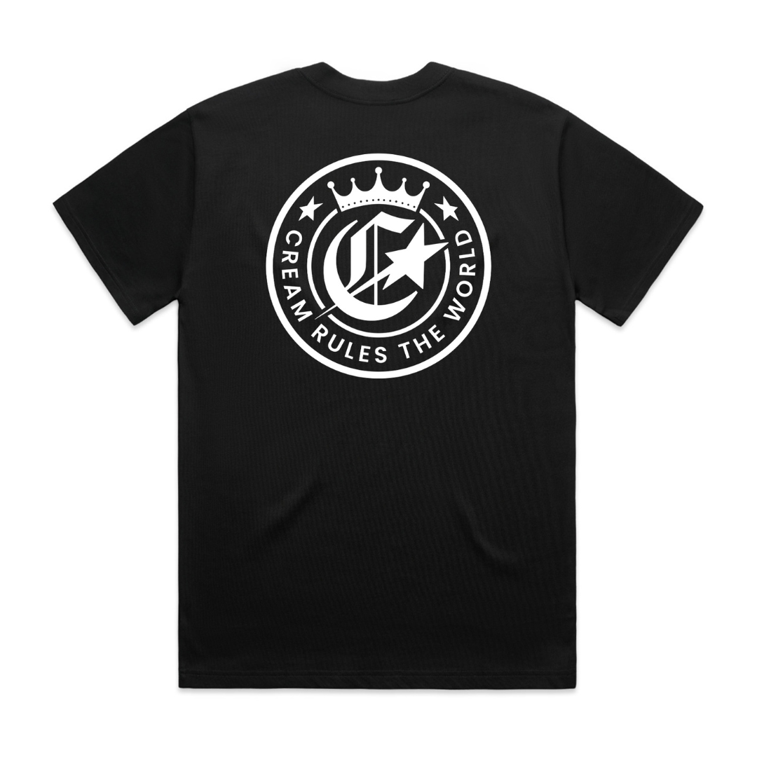 Cream Rules The World Tee (Black)