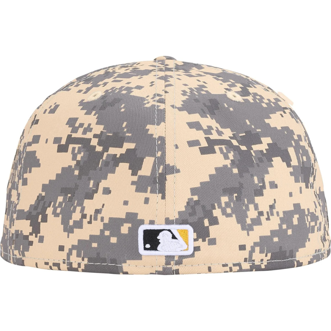 Supreme x New Era MLB Teams Box Logo Fitted Hat (Digi Camo)(Pittsburgh Pirates)