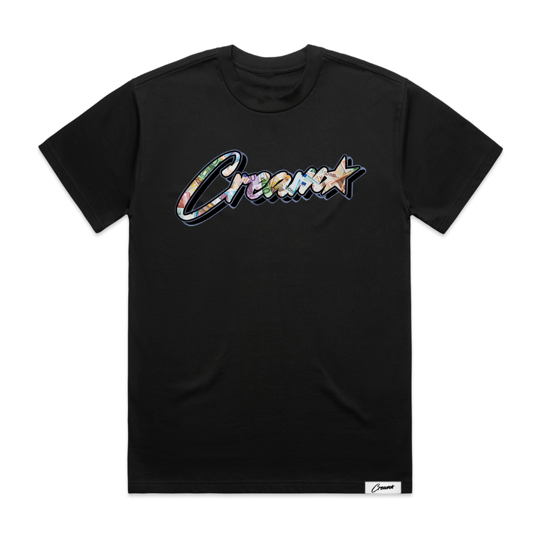 Cream Euros Tee (Black)