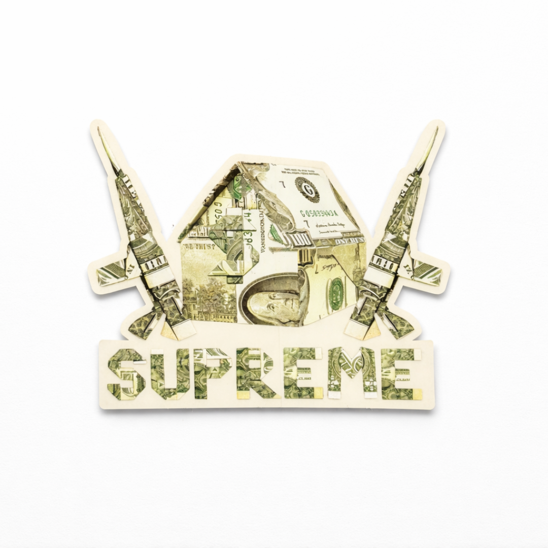 Supreme Origami Sticker
