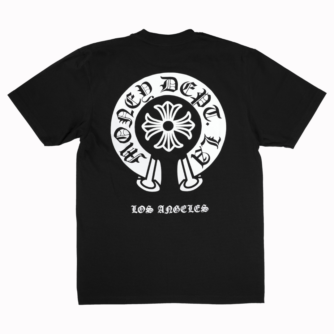 Money Dept Old English Tee (White Font/Black)