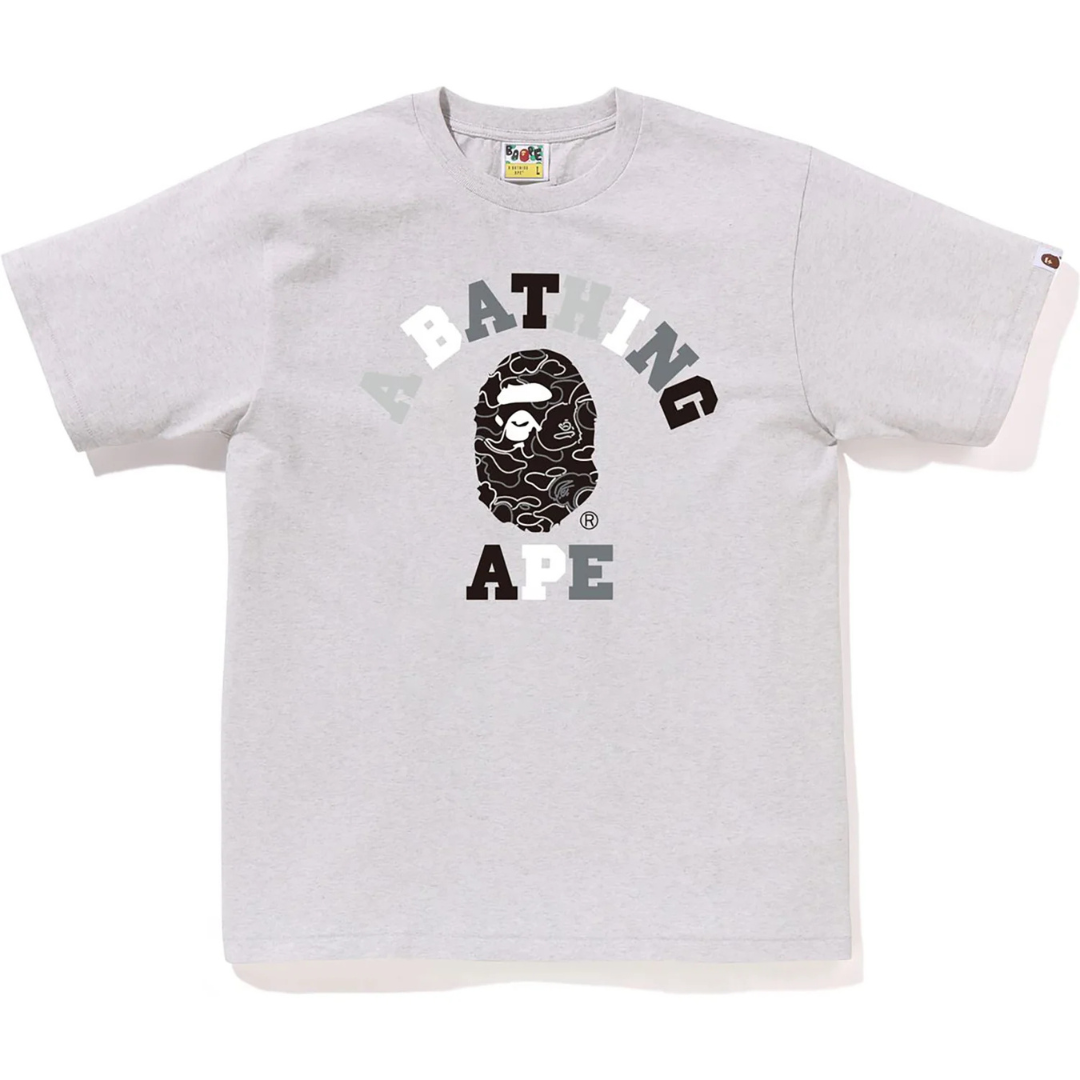 Bape Neon Camo College Tee (Gray)
