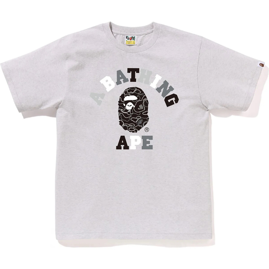 Bape Neon Camo College Tee (Gray)