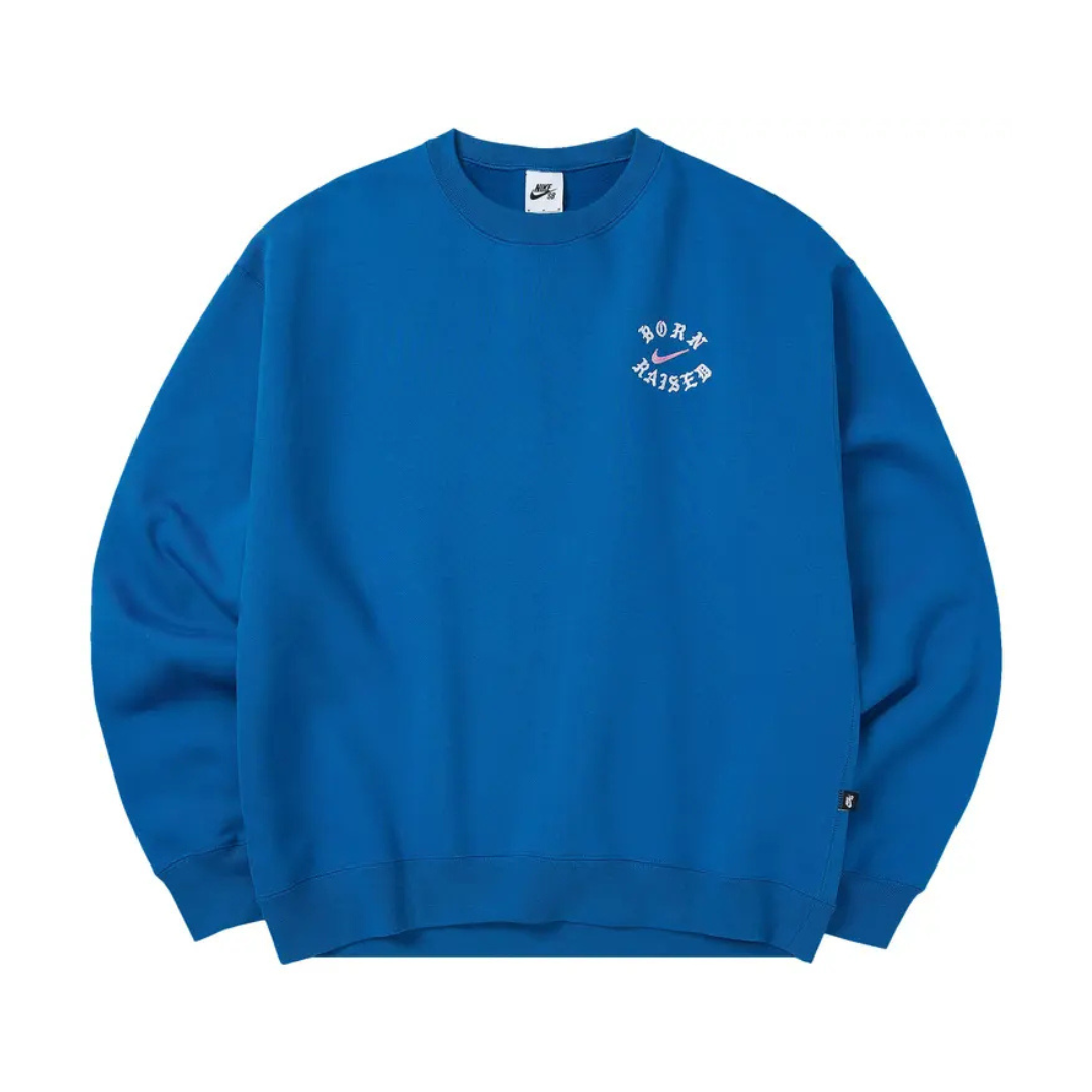 Nike SB Born X Raised Crewneck Sweatshirt (Blue)