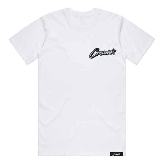 Cream Money Print Tee (White)
