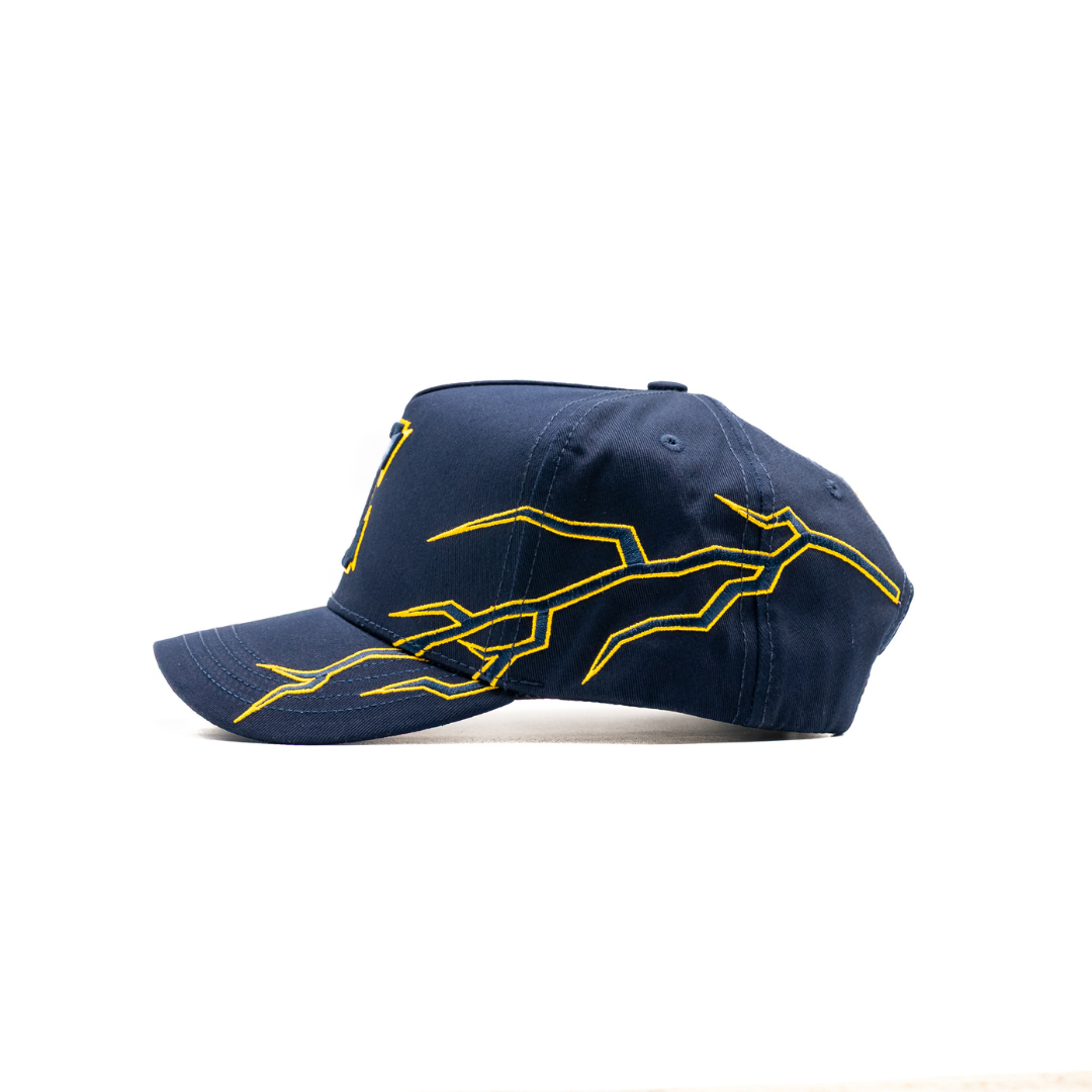 Los Supply Bolt Snapback (Navy)