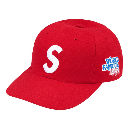 Supreme World Famous S Logo 6-Panel (Red)