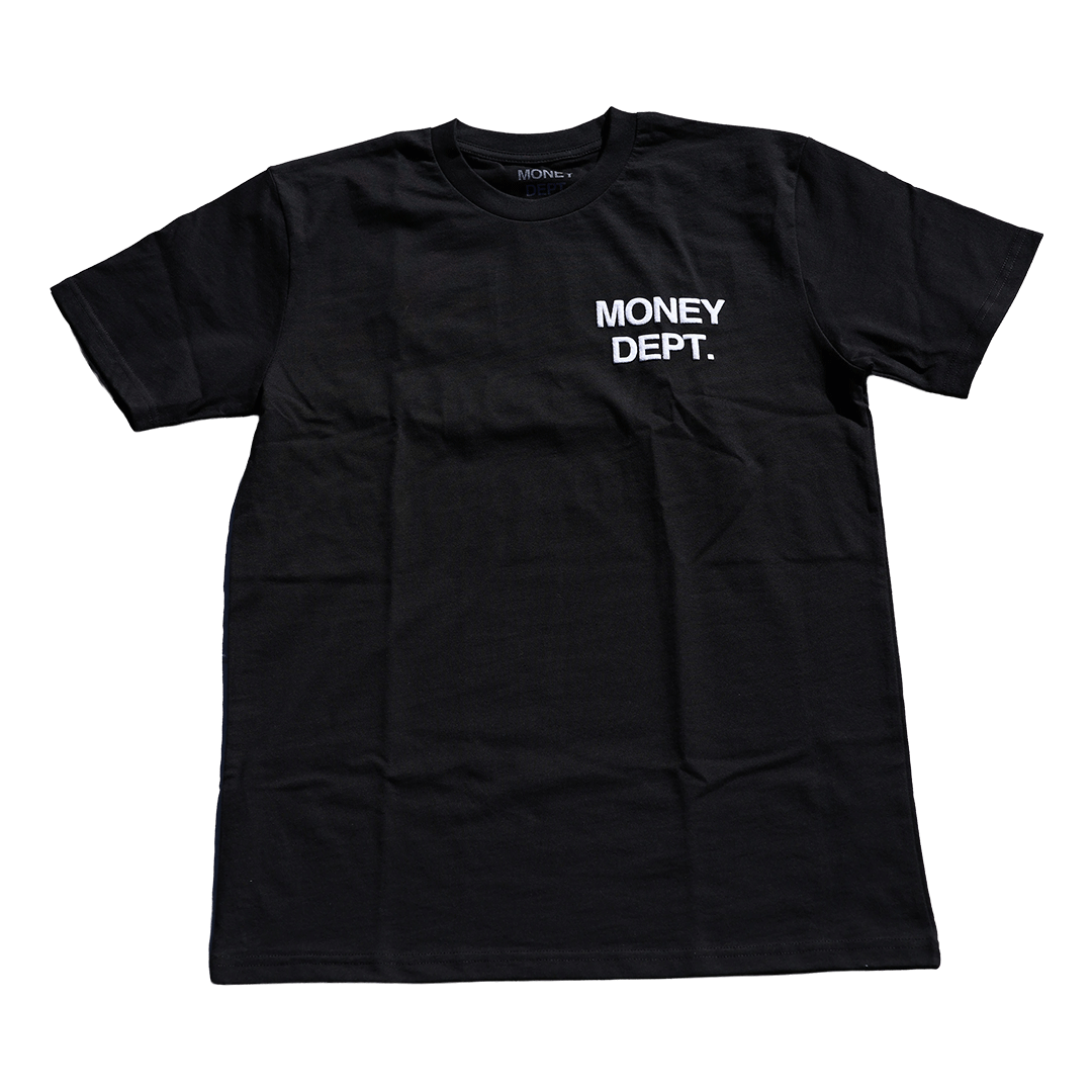 Money Dept x San Bernardino Puff Print Tee (Black)