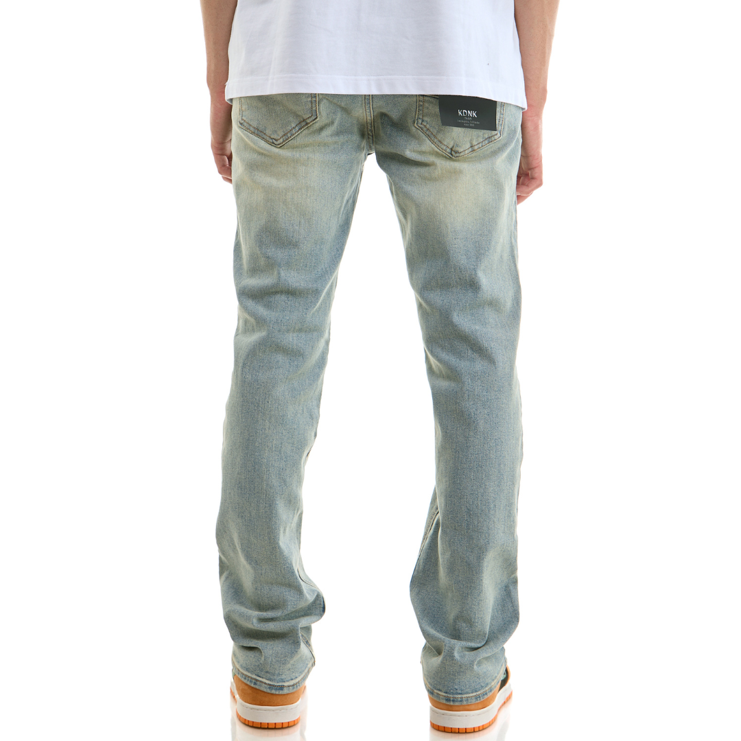 KDNK Slim Straight Denim Jeans (Blue)(103)
