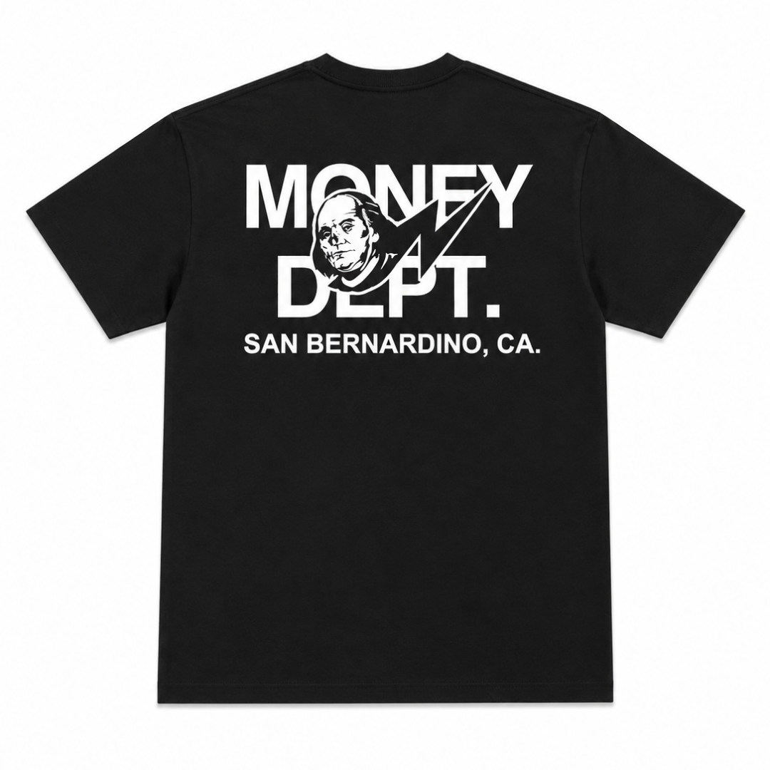 All Cash x Money Dept San Bernardino Tee (Black)