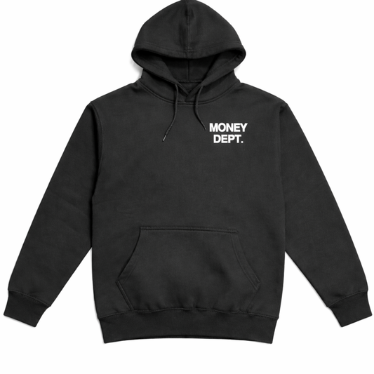Money Dept x San Bernardino Puff Print Hoodie (Black)