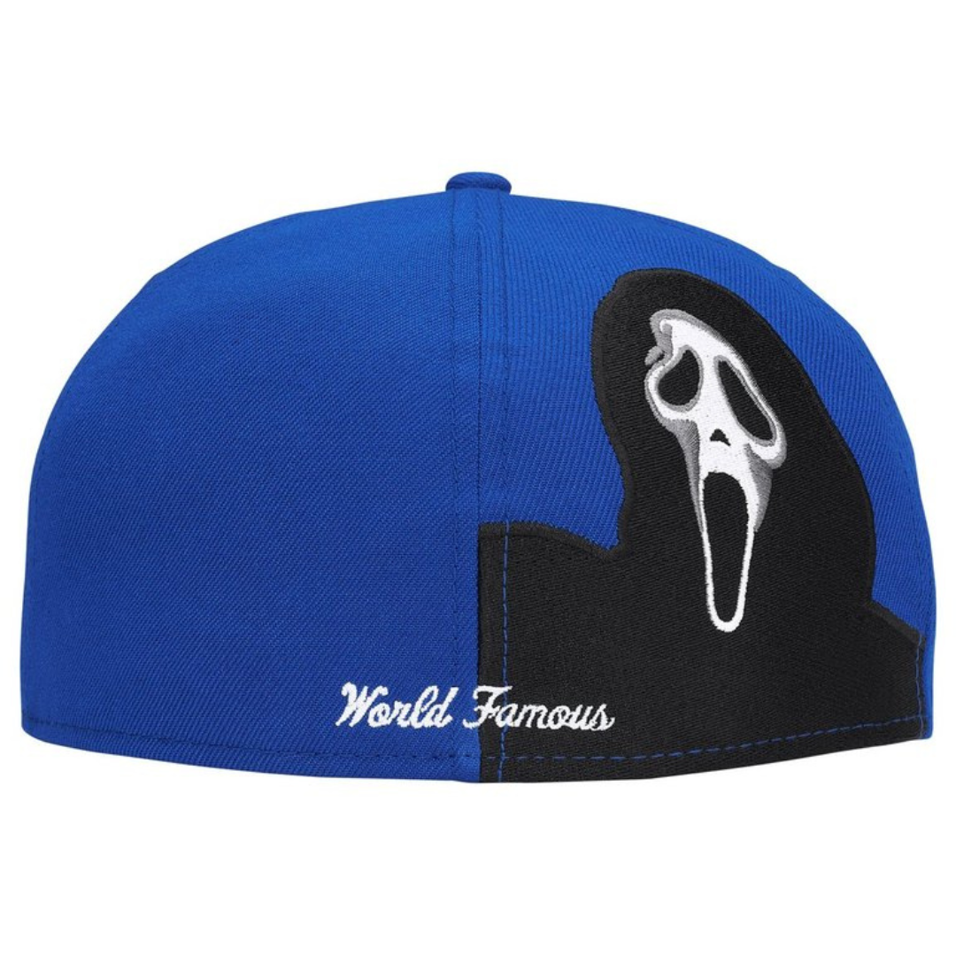 Supreme New Era Ghostface Box Logo Fitted Hat (Blue)