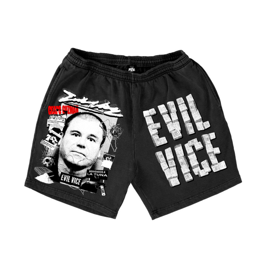 Evil Vice Chapo Shorts (Black)