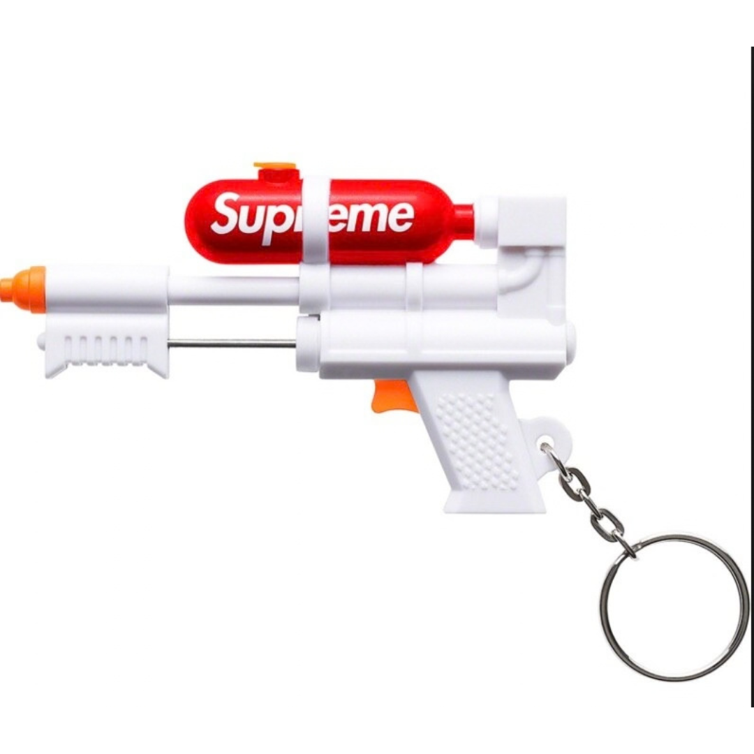 Supreme Super Soaker 50 Water Blaster Keychain (White)
