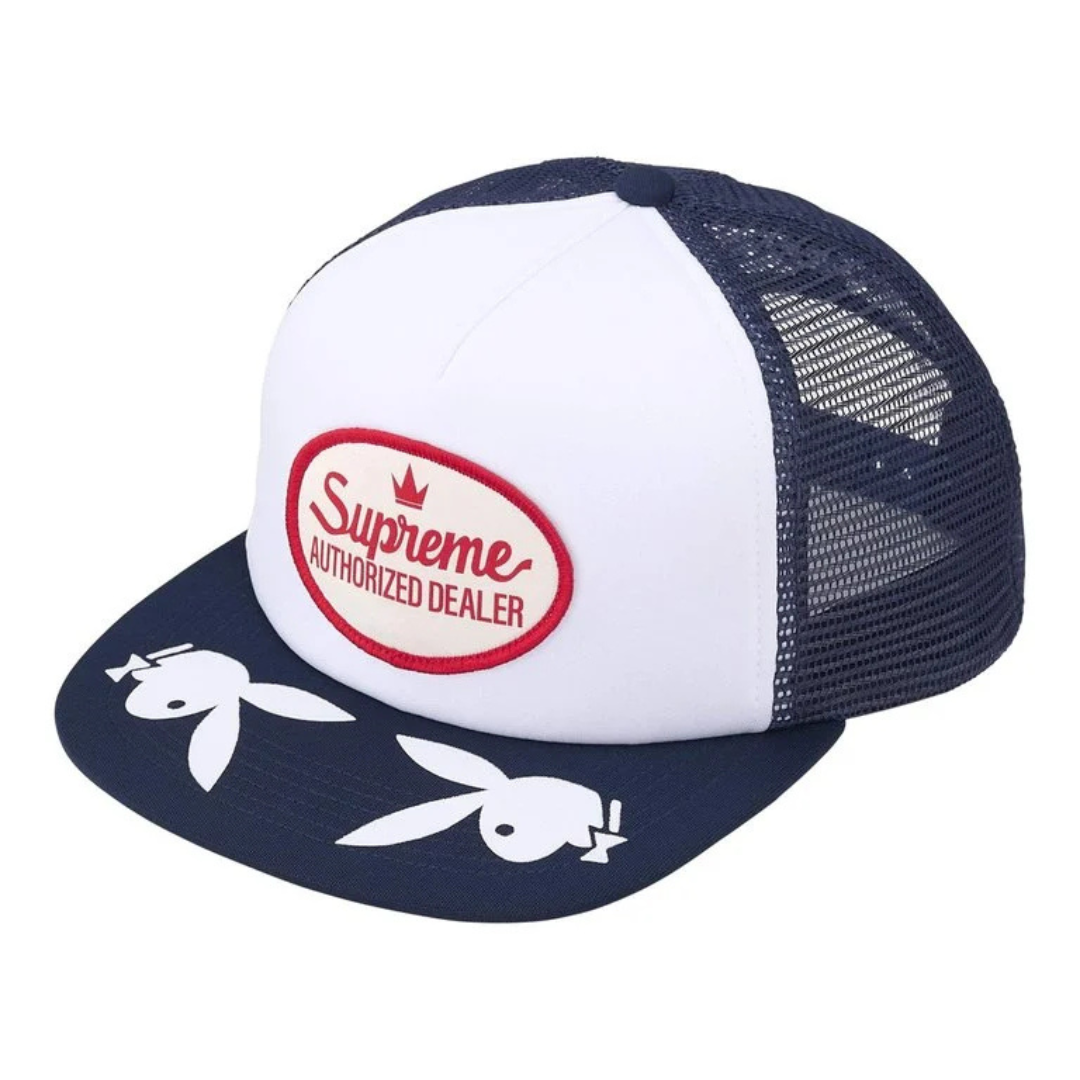 Supreme Playboy Mesh Back 5-Panel (Navy)