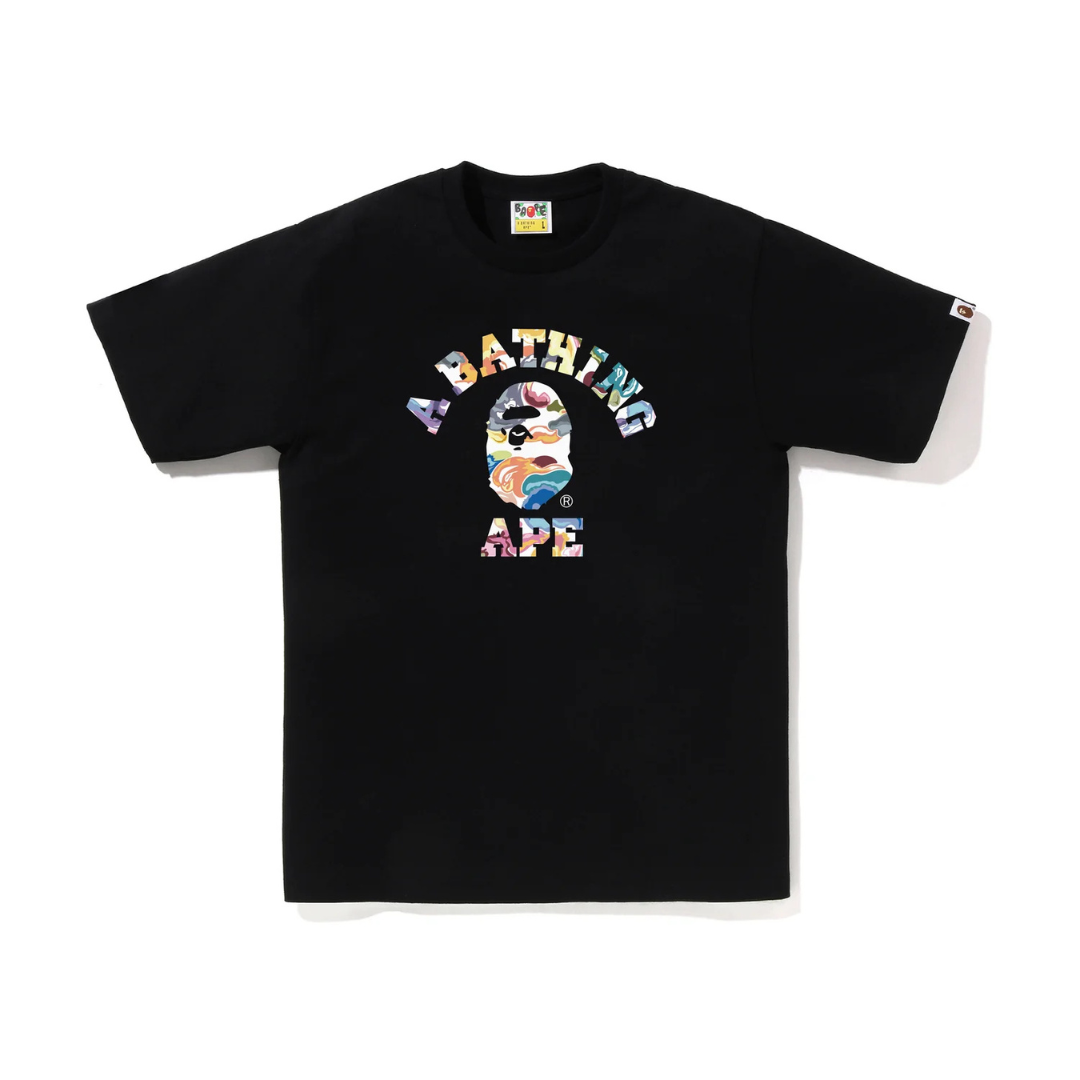 Bape Art Camo College Tee (Black)