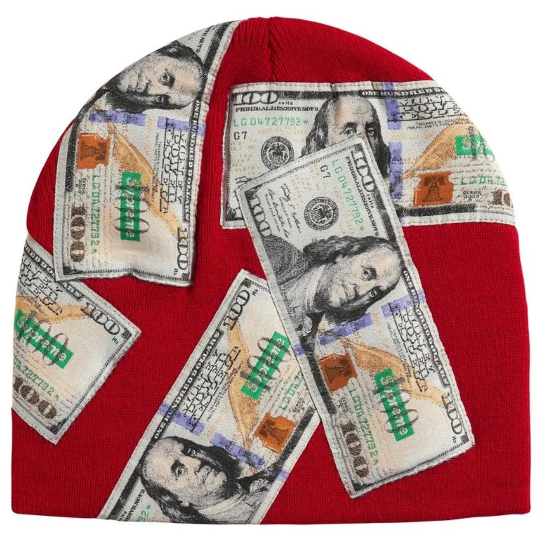 Supreme Money Beanie (Red)