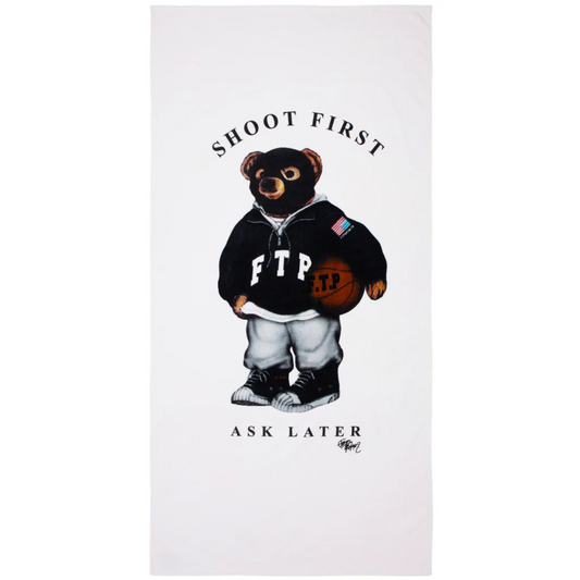 FTP Bear Towel (White)