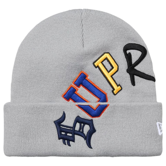 Supreme New Era Arc Beanie (FW26)(Grey)