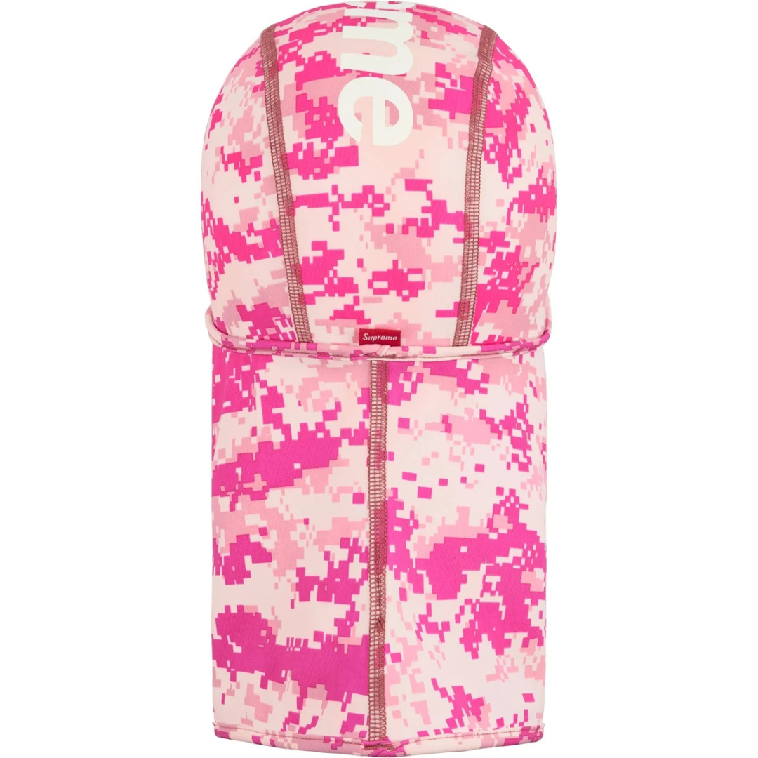 Supreme Heat Reactive Digi Camo Balaclava (Pink)